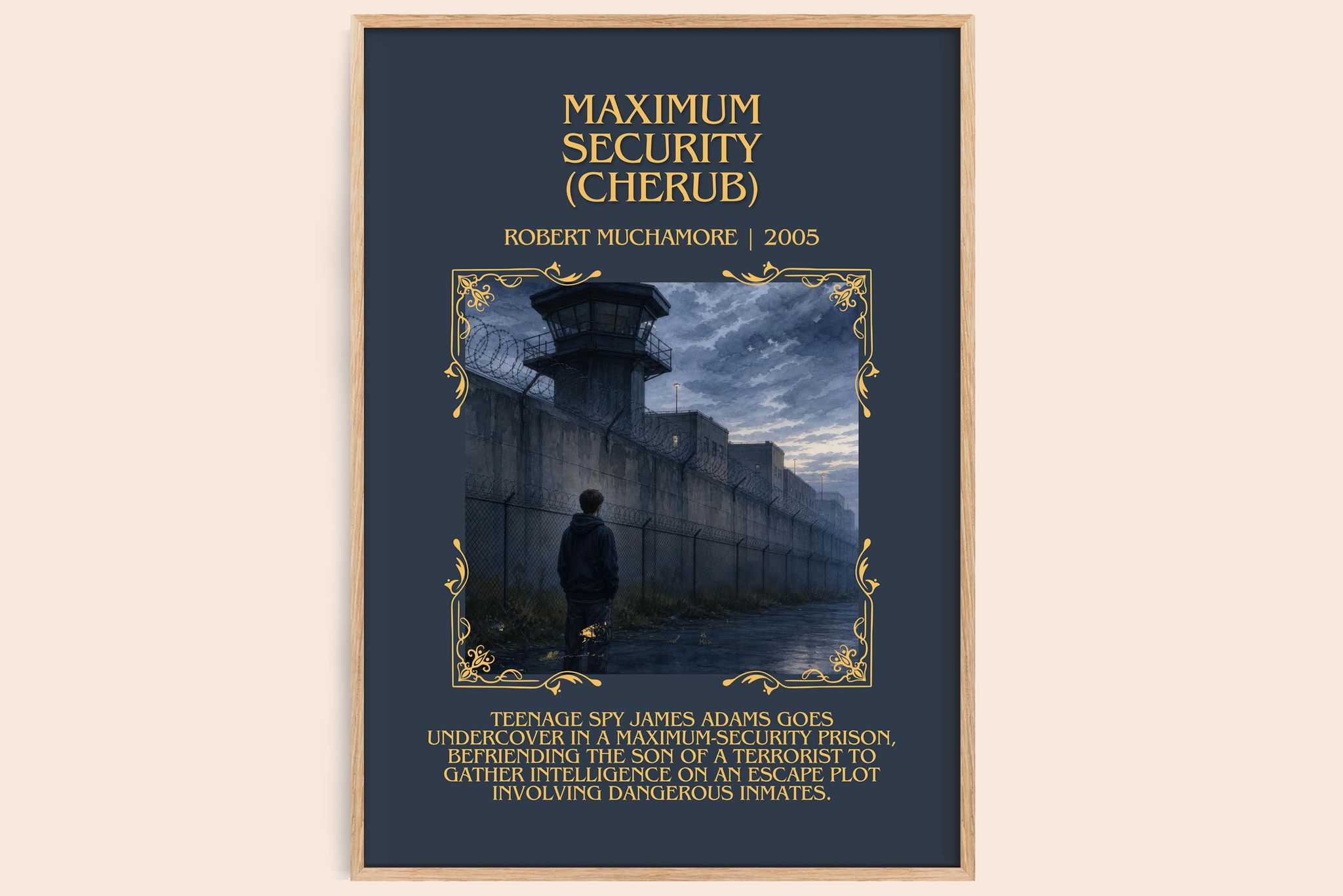 Maximum Security (CHERUB) Minimalist Book Poster by Robert Muchamore