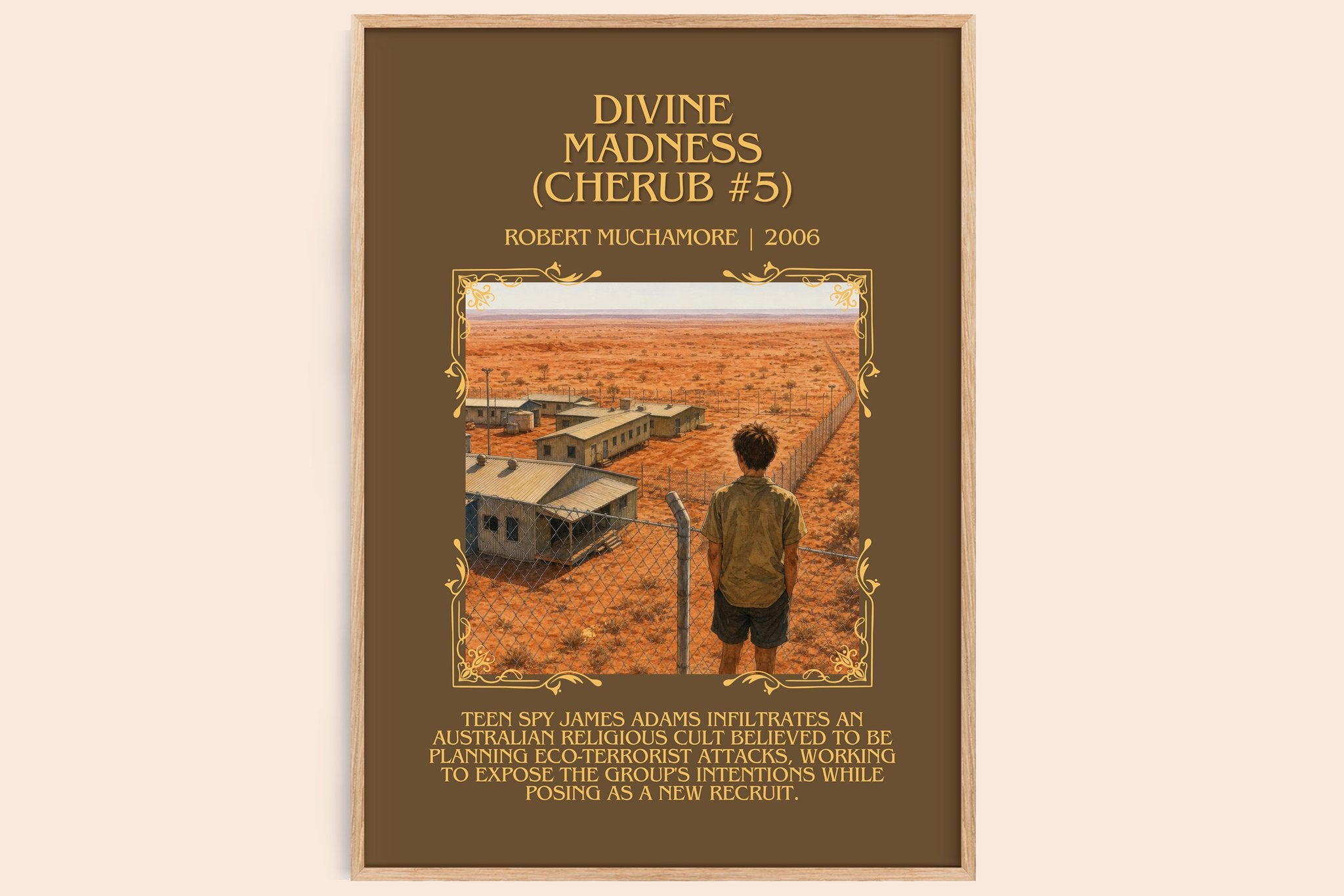 Divine Madness (CHERUB #5) Minimalist Book Poster by Robert Muchamore