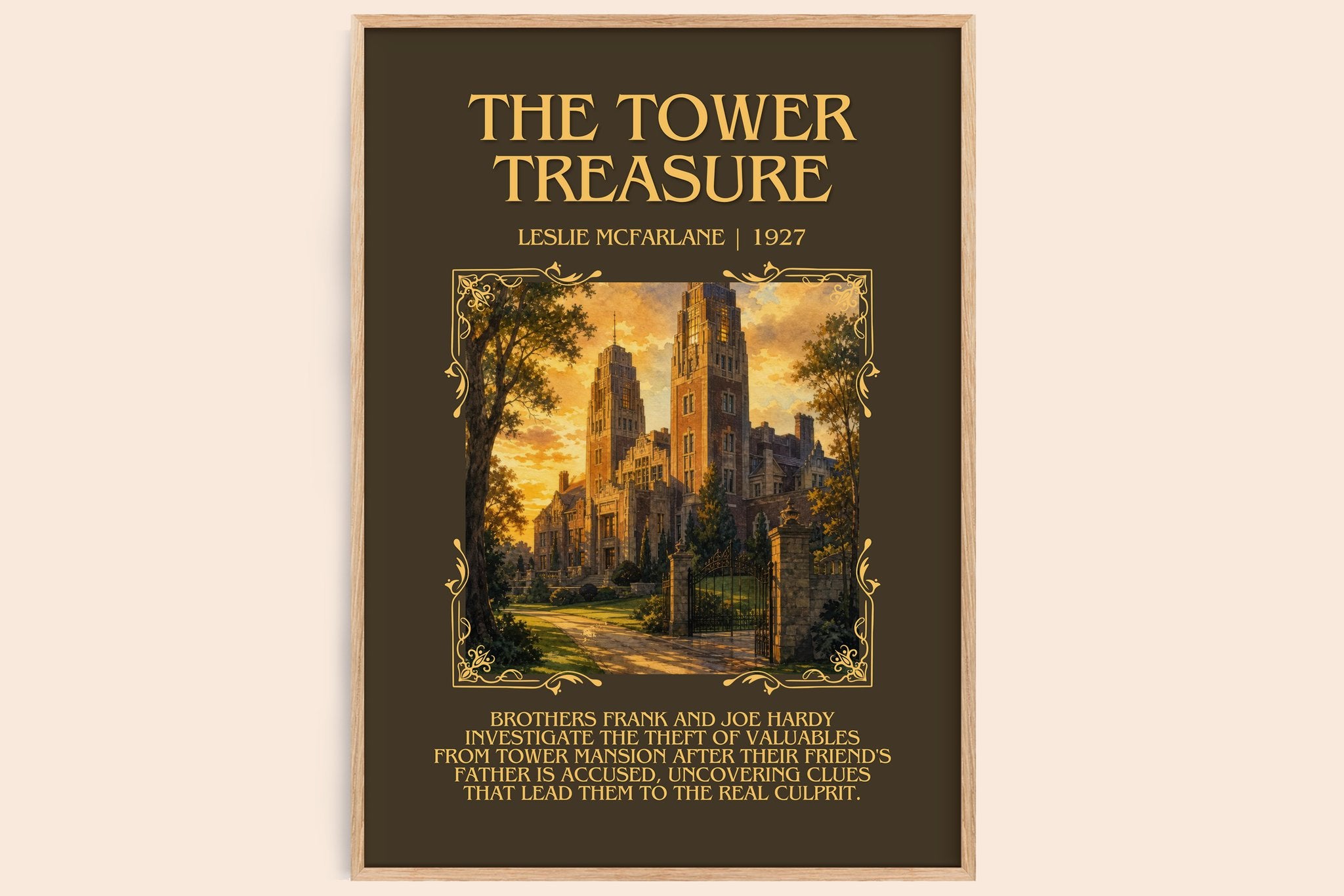 The tower treasure Minimalist Book Poster by Leslie McFarlane