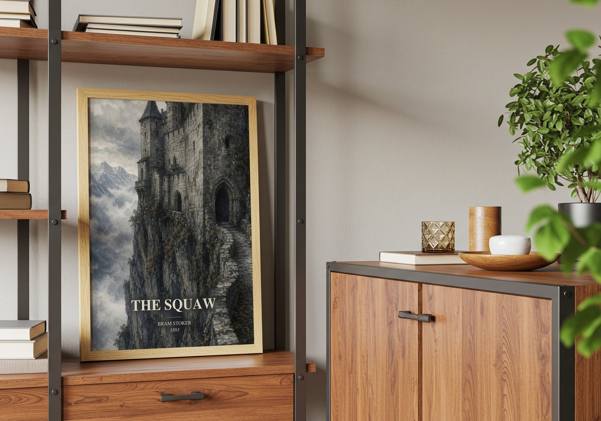 The Squaw book watercolour illustration paper finish options – matte satin gloss