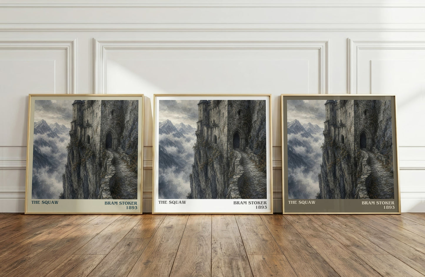 The Squaw literary art print colour and style options – Bram Stoker book art