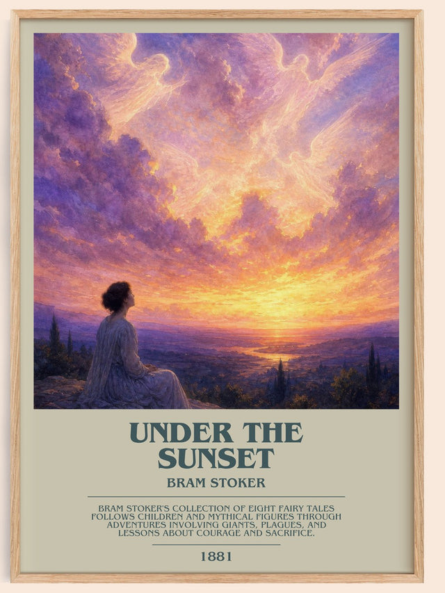 Under The Sunset Bookish Wall Art by Bram Stoker