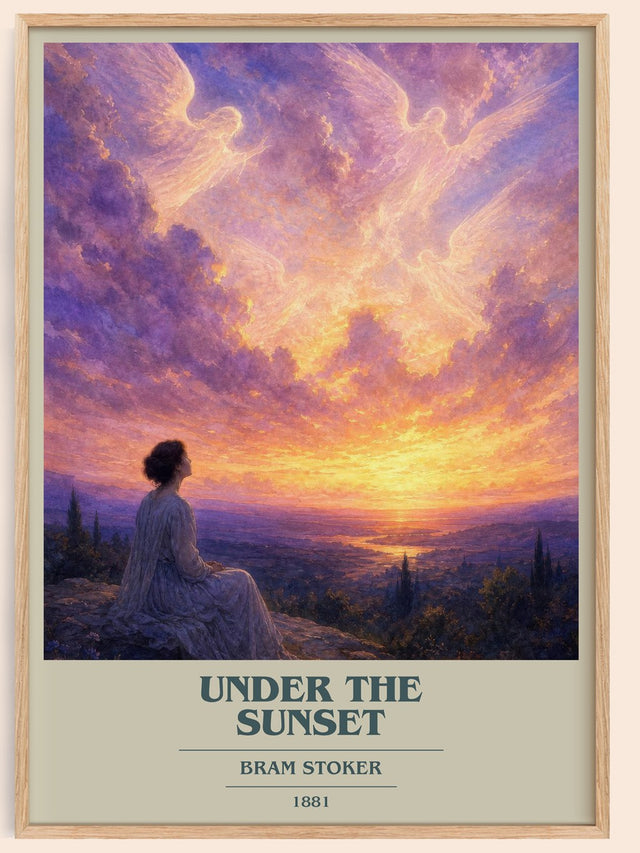 Under The Sunset Book Cover Poster by Bram Stoker