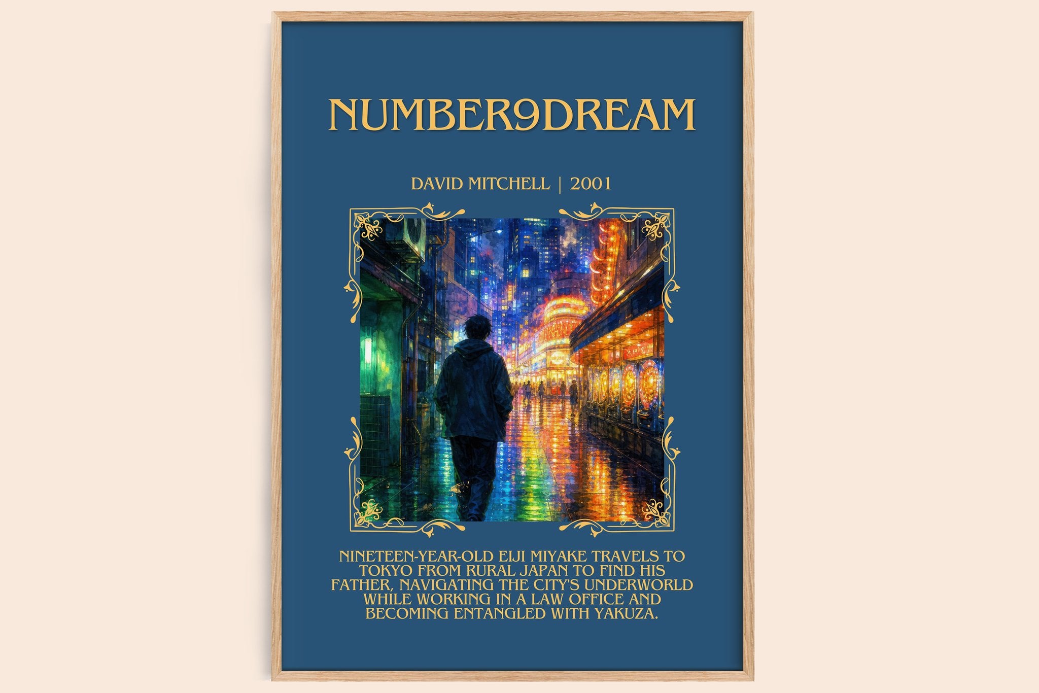 Number9Dream Minimalist Book Poster by David Mitchell