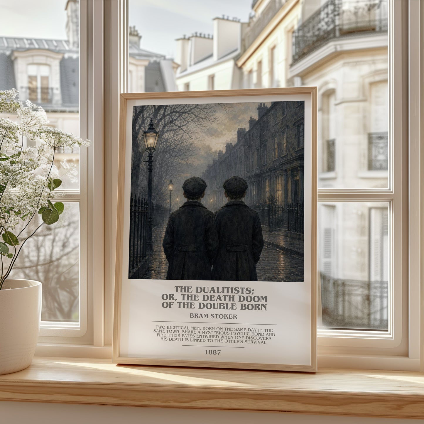 The Dualitists; Or, The Death Doom Of The Double Born bookish poster colour and style options – Bram Stoker book art