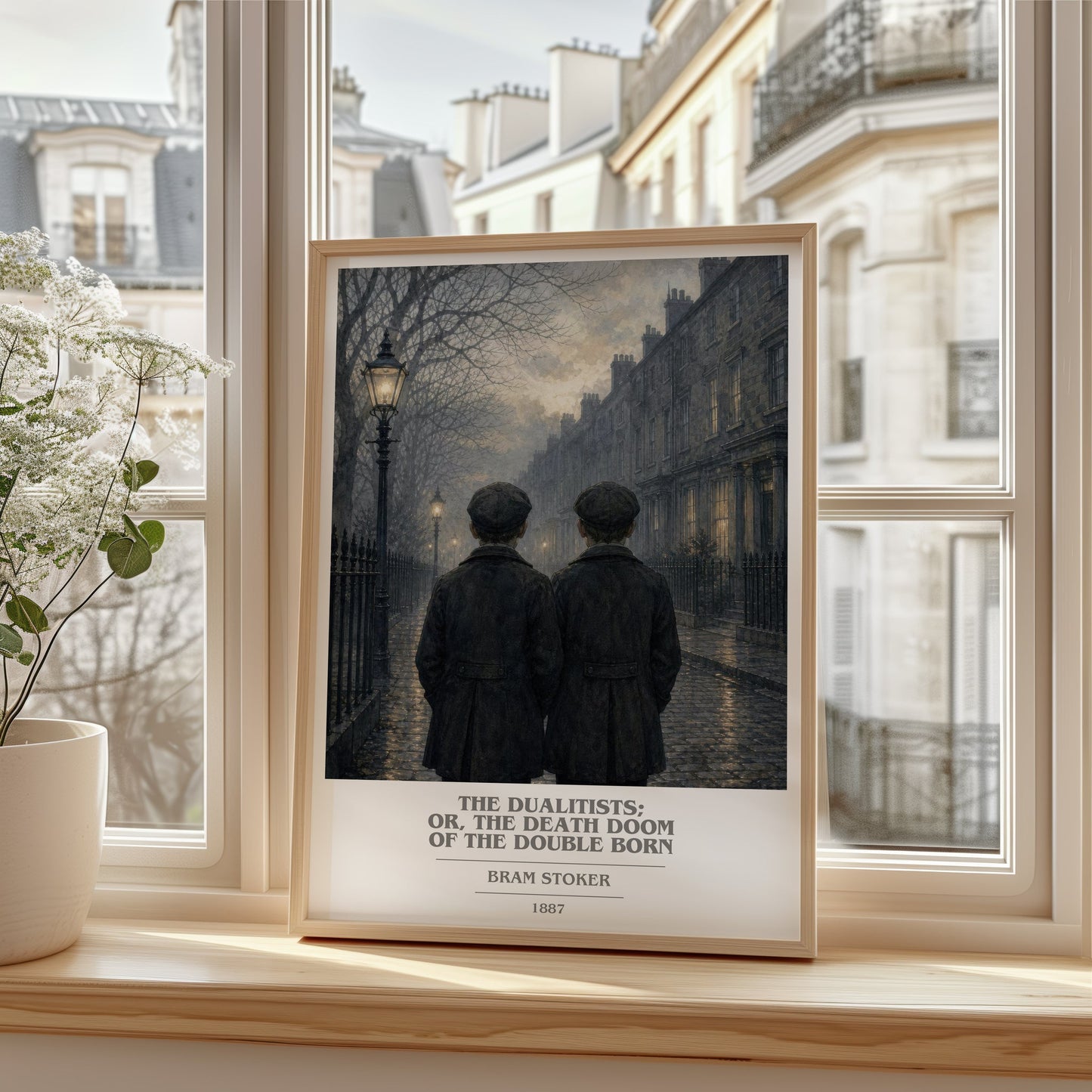 The Dualitists; Or, The Death Doom Of The Double Born book cover poster colour and style options – Bram Stoker book art