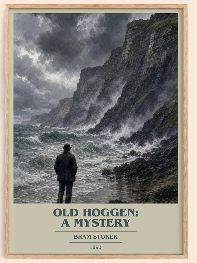 Old Hoggen: A Mystery Book Cover Poster by Bram Stoker