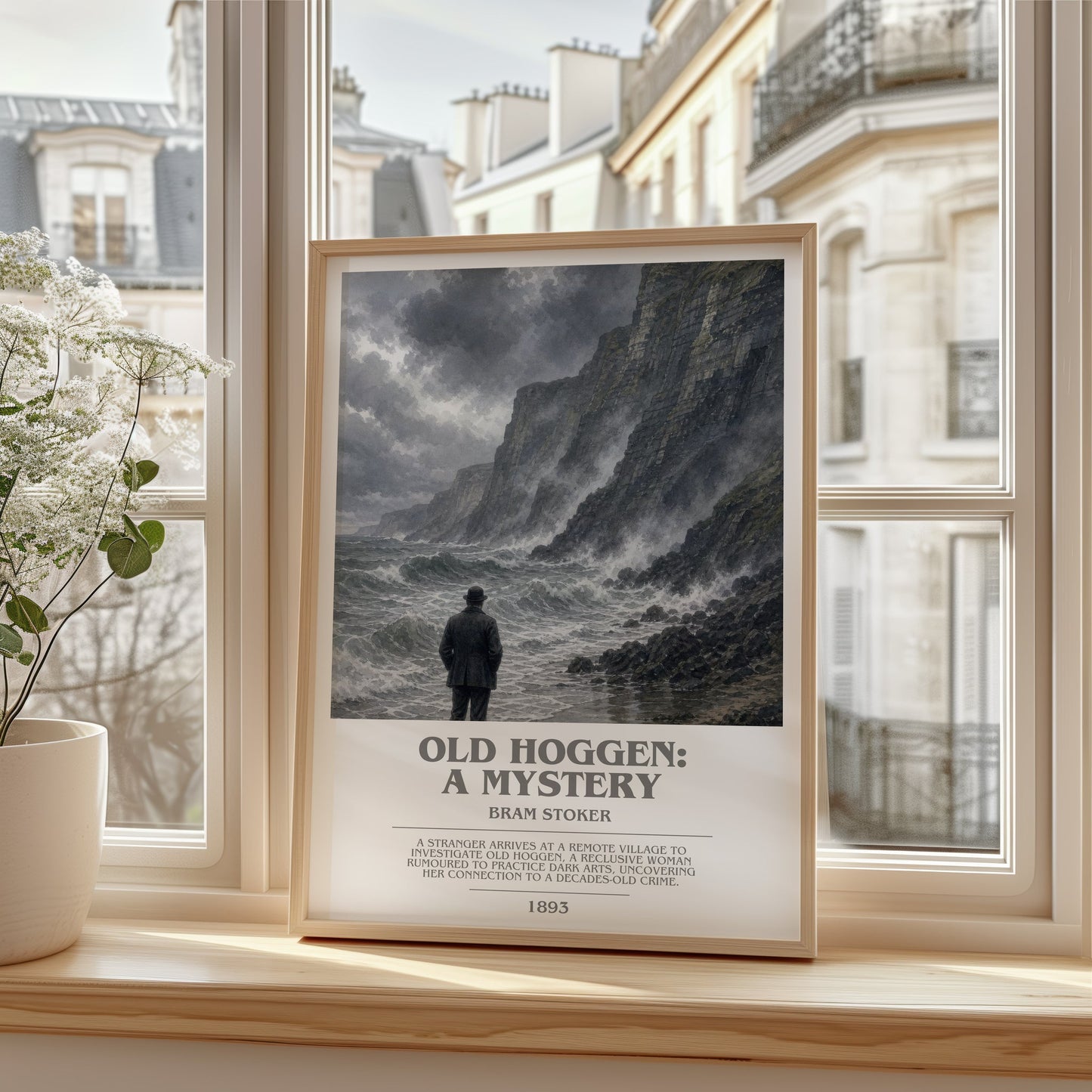 Old Hoggen: A Mystery bookish poster colour and style options – Bram Stoker book art