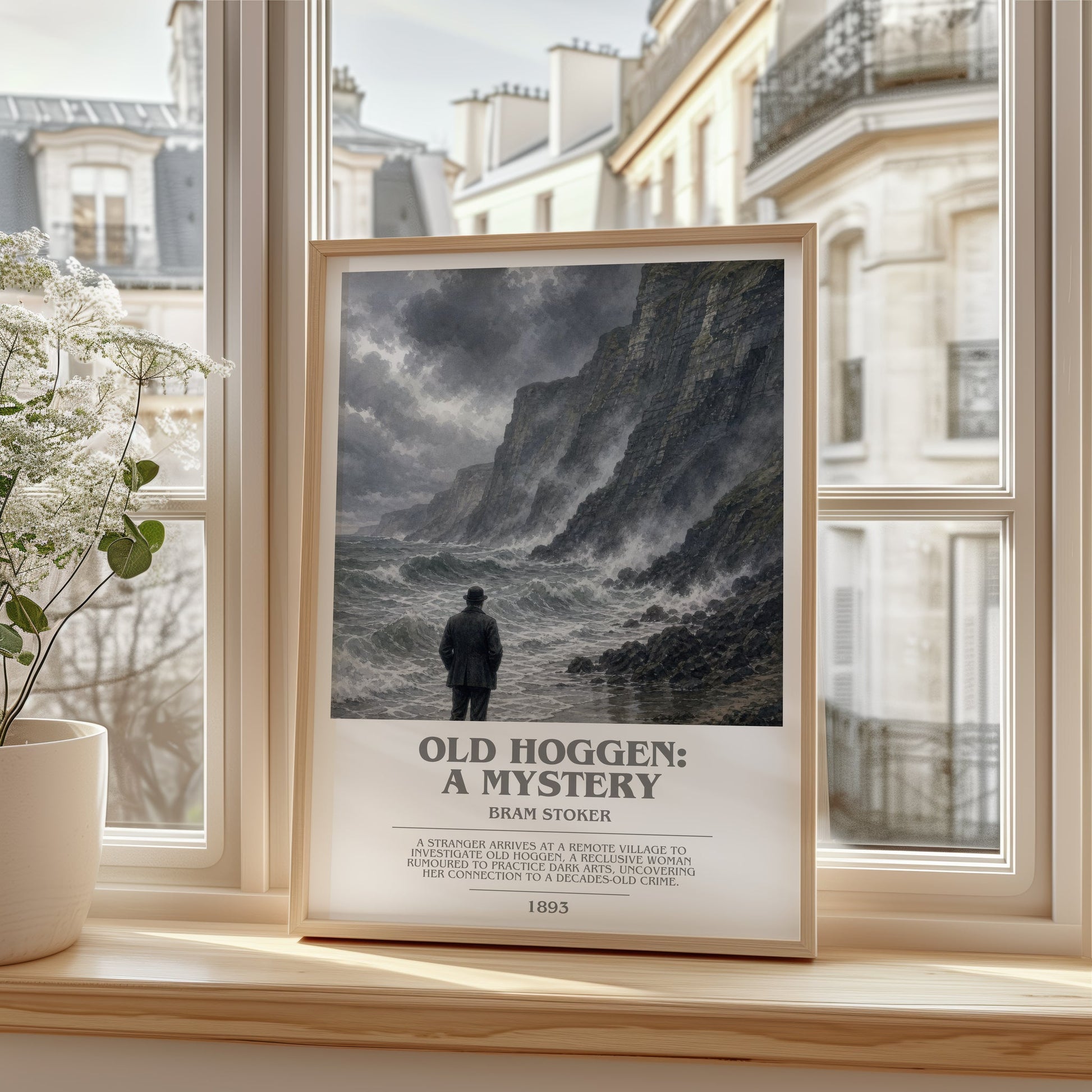 Old Hoggen: A Mystery bookish poster colour and style options – Bram Stoker book art