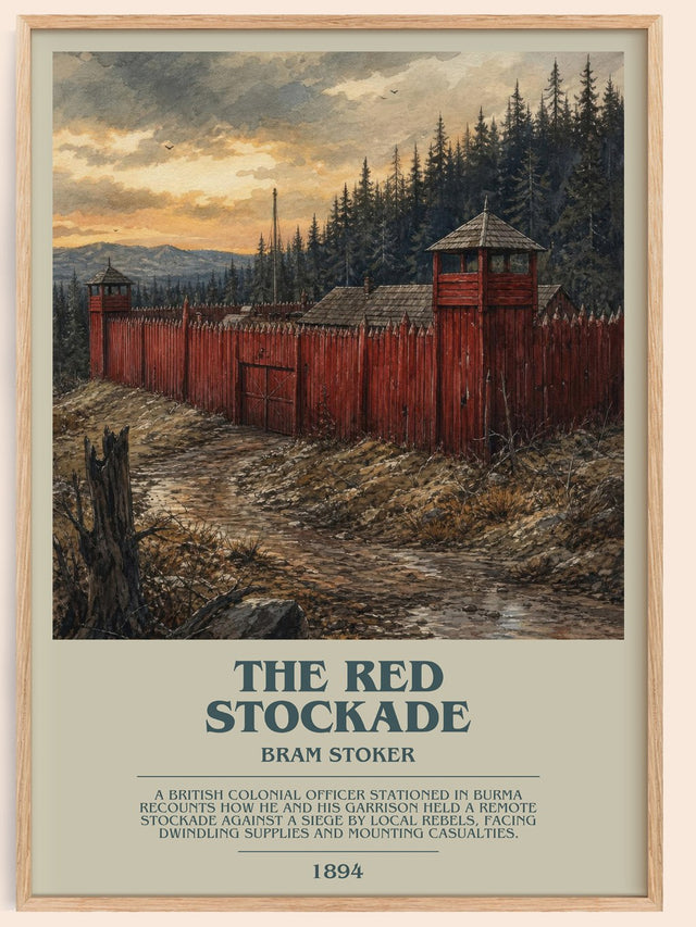 The Red Stockade Bookish Wall Art by Bram Stoker