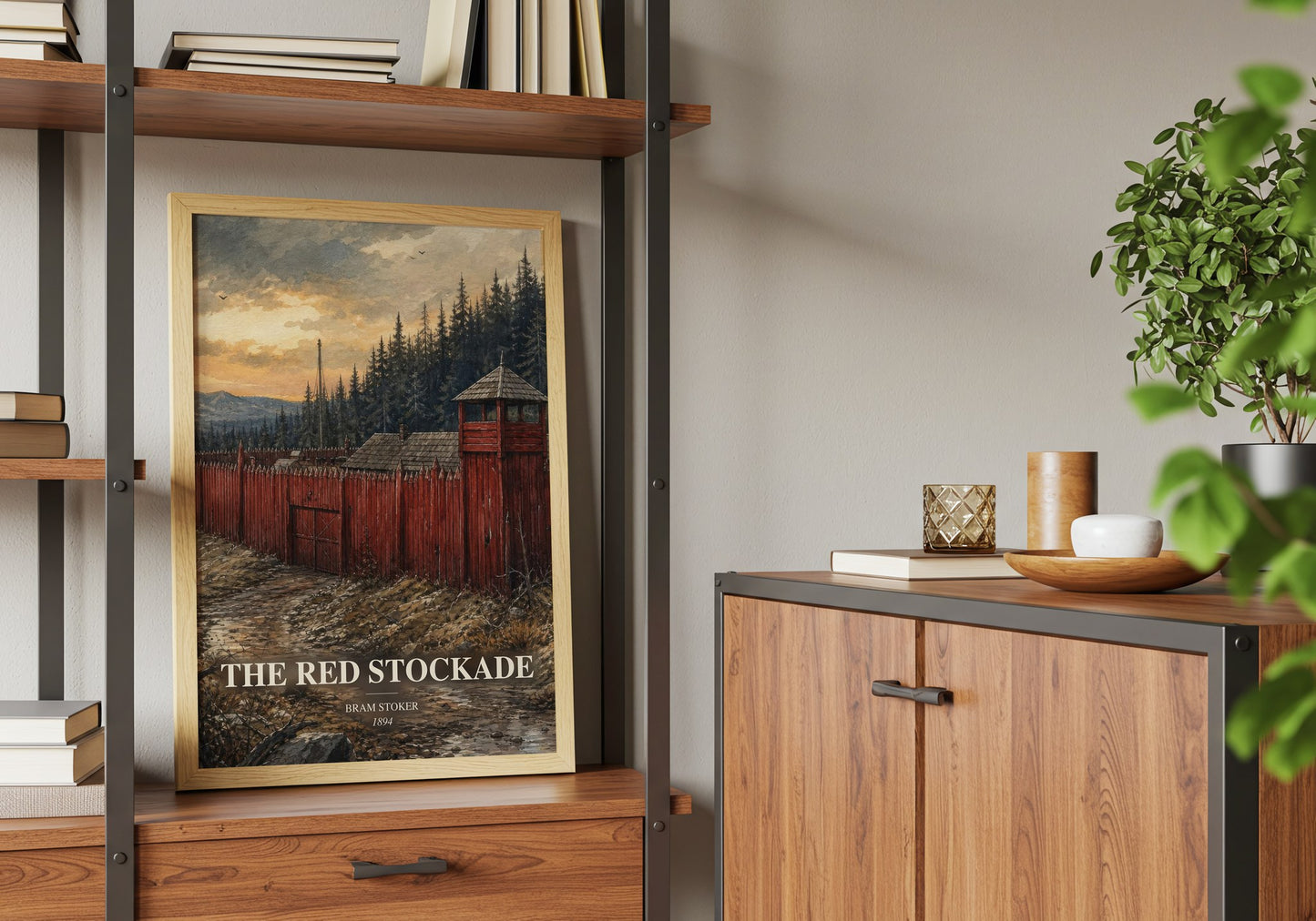 The Red Stockade book watercolour illustration paper finish options – matte satin gloss