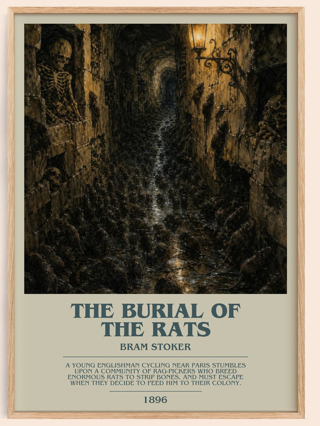 The Burial Of The Rats Bookish Wall Art by Bram Stoker