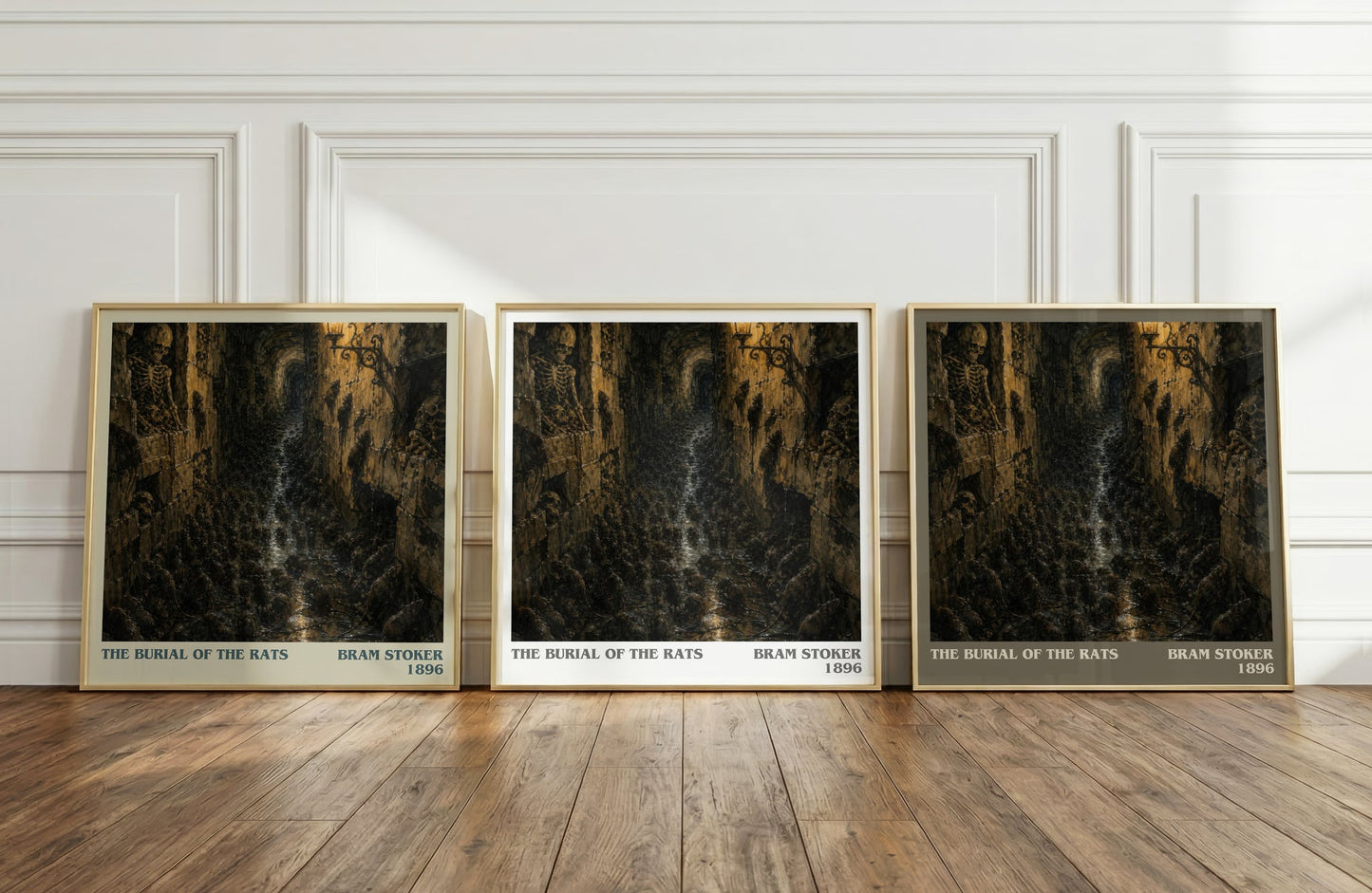 The Burial Of The Rats literary art print colour and style options – Bram Stoker book art