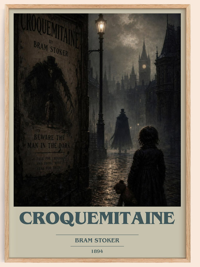 Croquemitaine Book Cover Poster by Bram Stoker