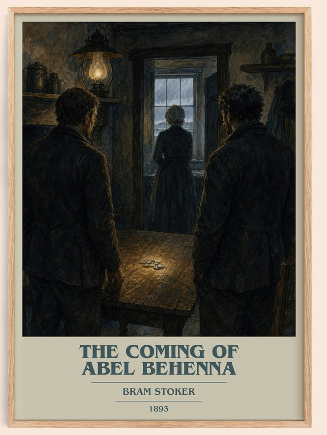 The Coming Of Abel Behenna Book Cover Poster by Bram Stoker