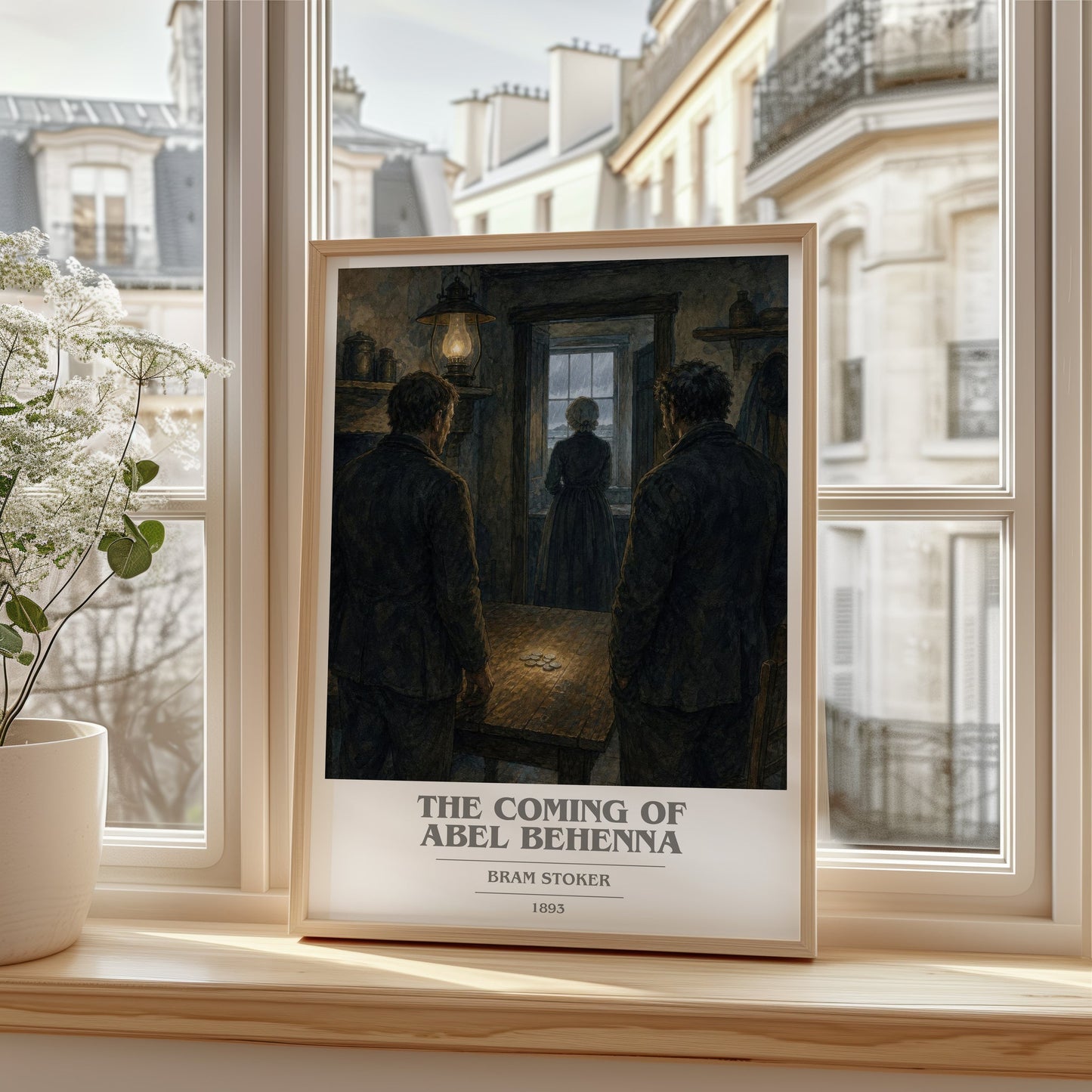 The Coming Of Abel Behenna book cover poster colour and style options – Bram Stoker book art