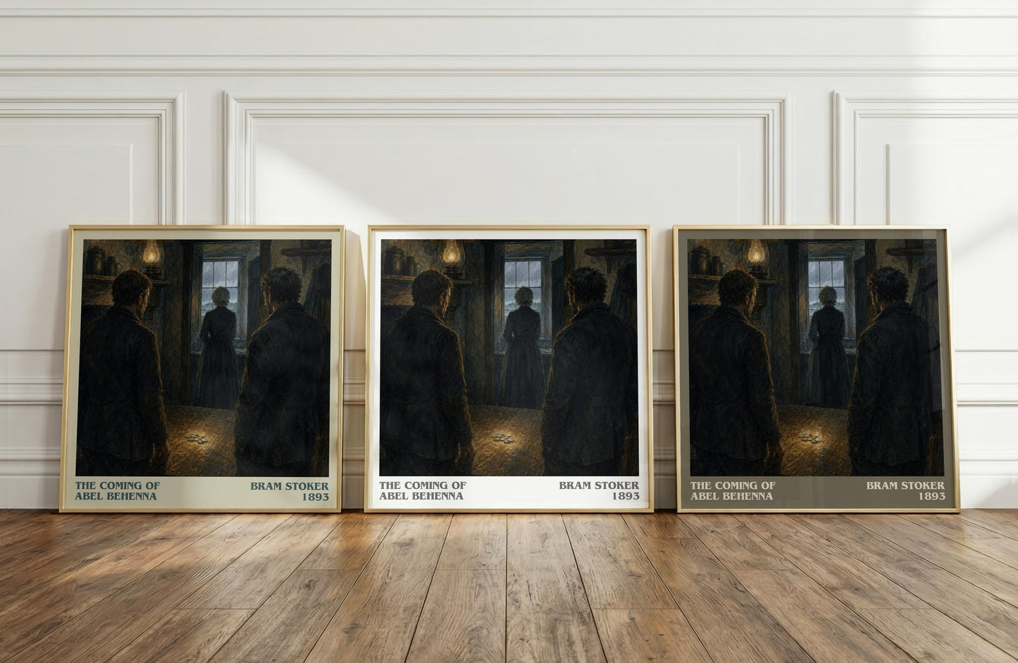 The Coming Of Abel Behenna literary art print colour and style options – Bram Stoker book art