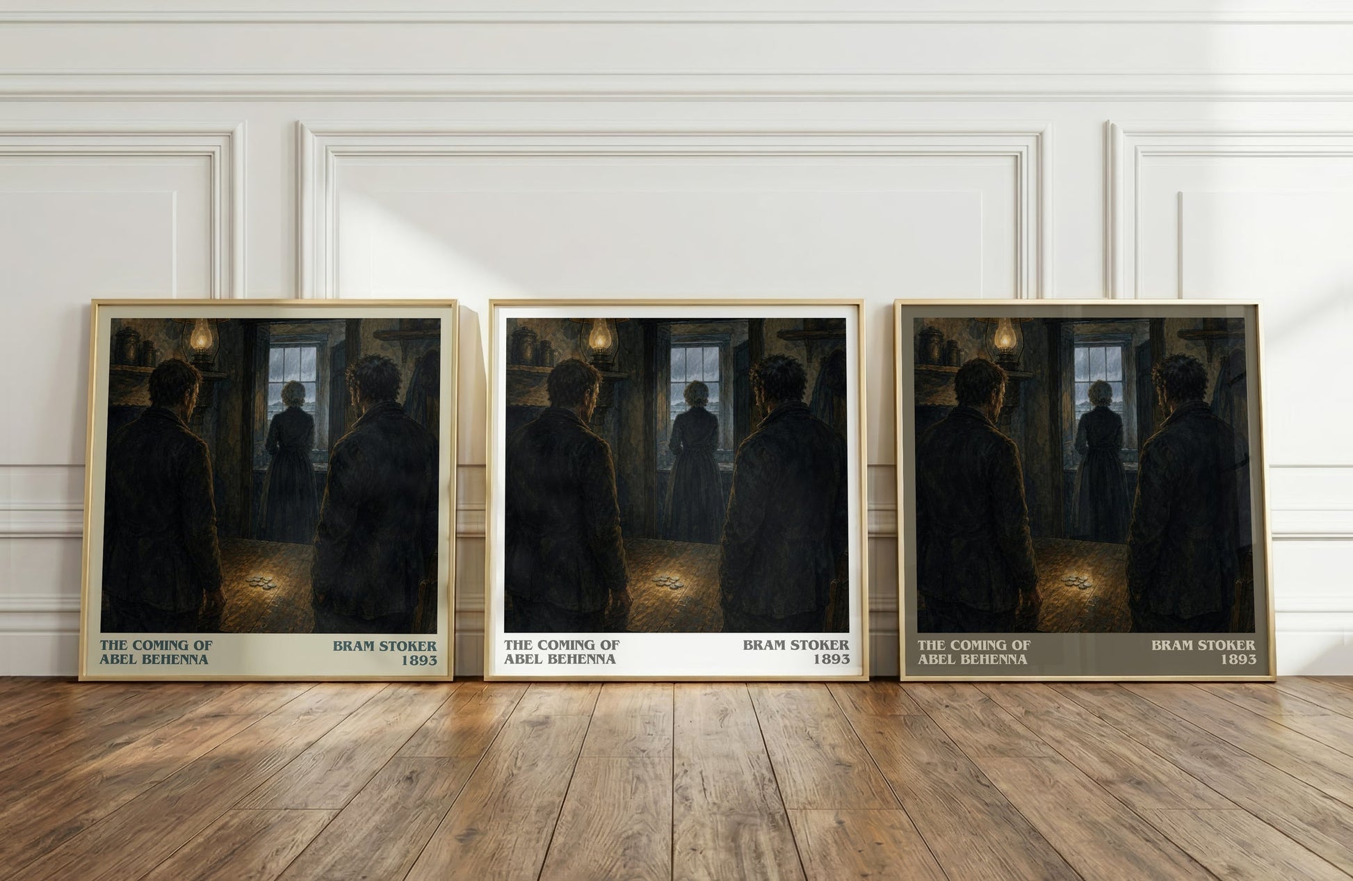 The Coming Of Abel Behenna literary art print colour and style options – Bram Stoker book art