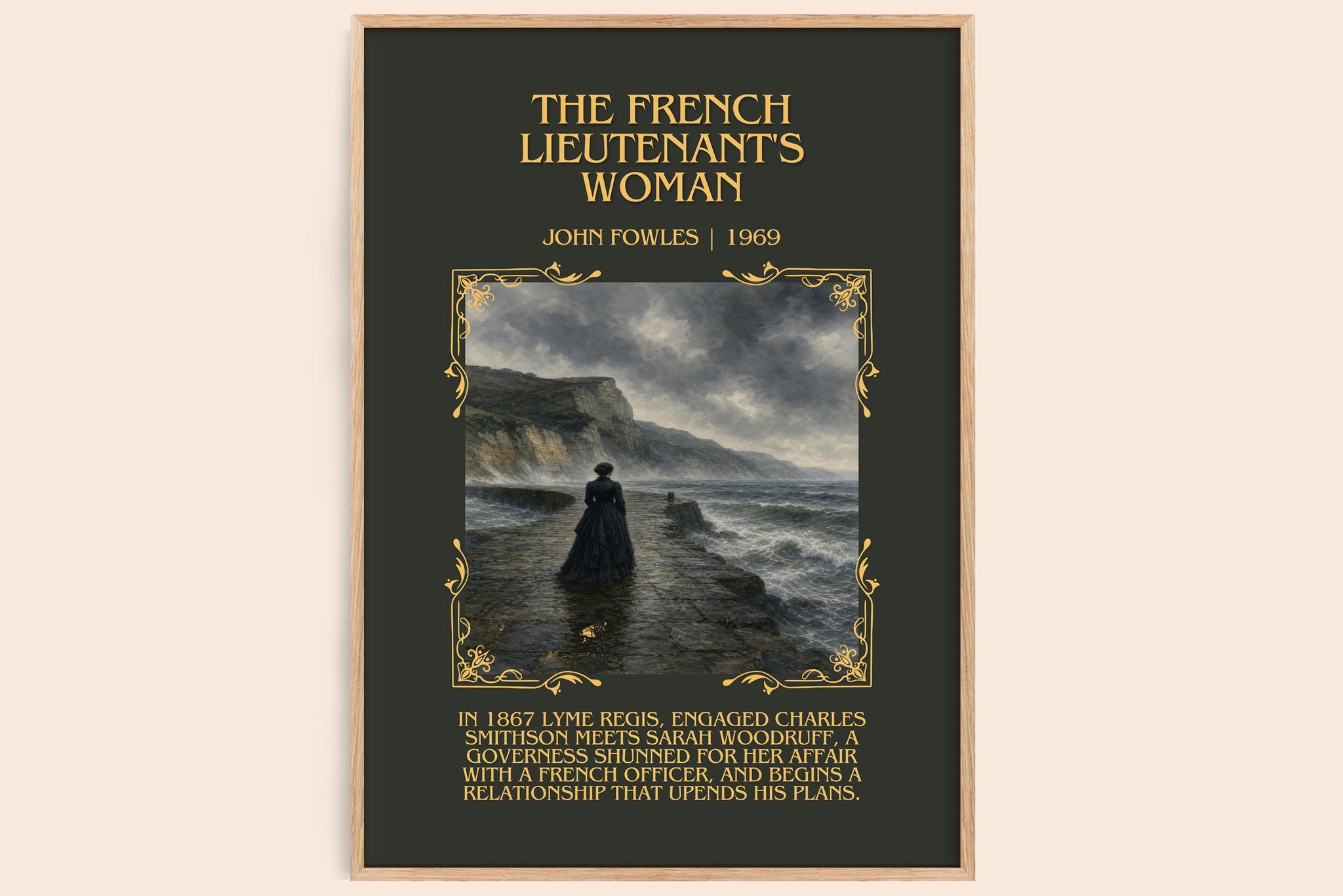 The French Lieutenant's Woman Minimalist Book Poster by John Fowles