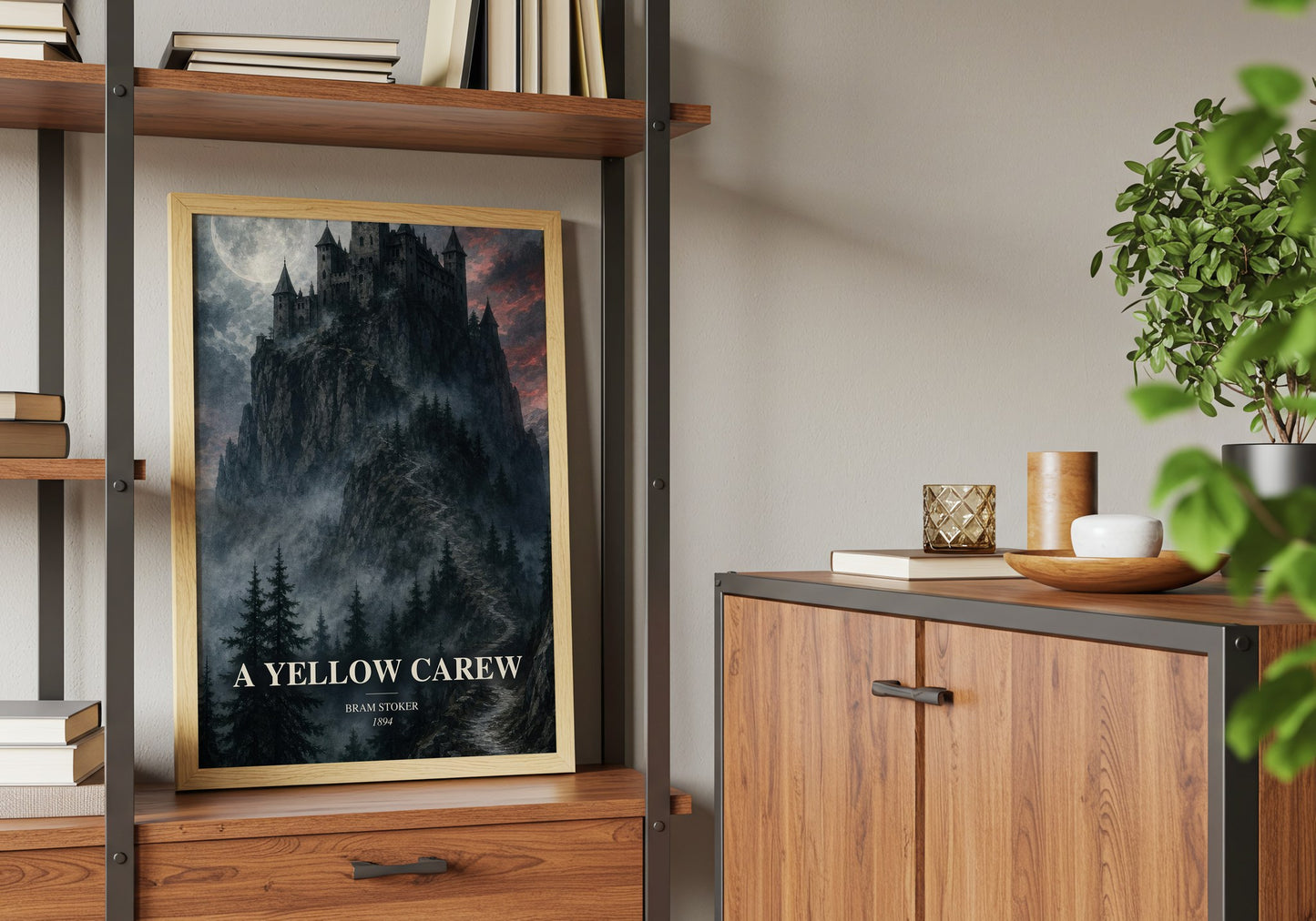 A Yellow Carew book watercolour illustration paper finish options – matte satin gloss