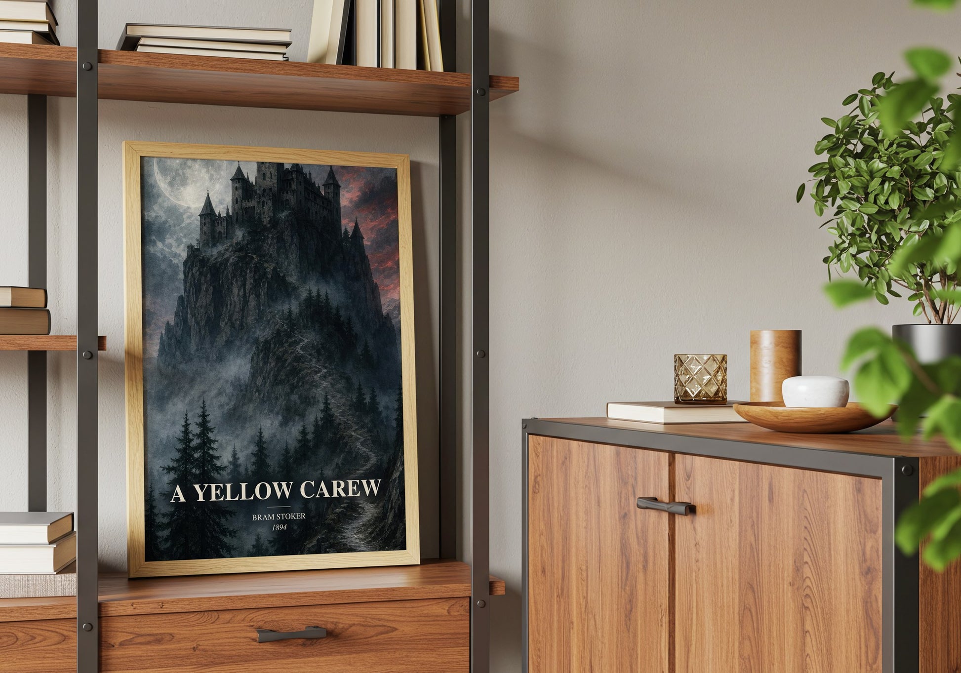 A Yellow Carew book watercolour illustration paper finish options – matte satin gloss