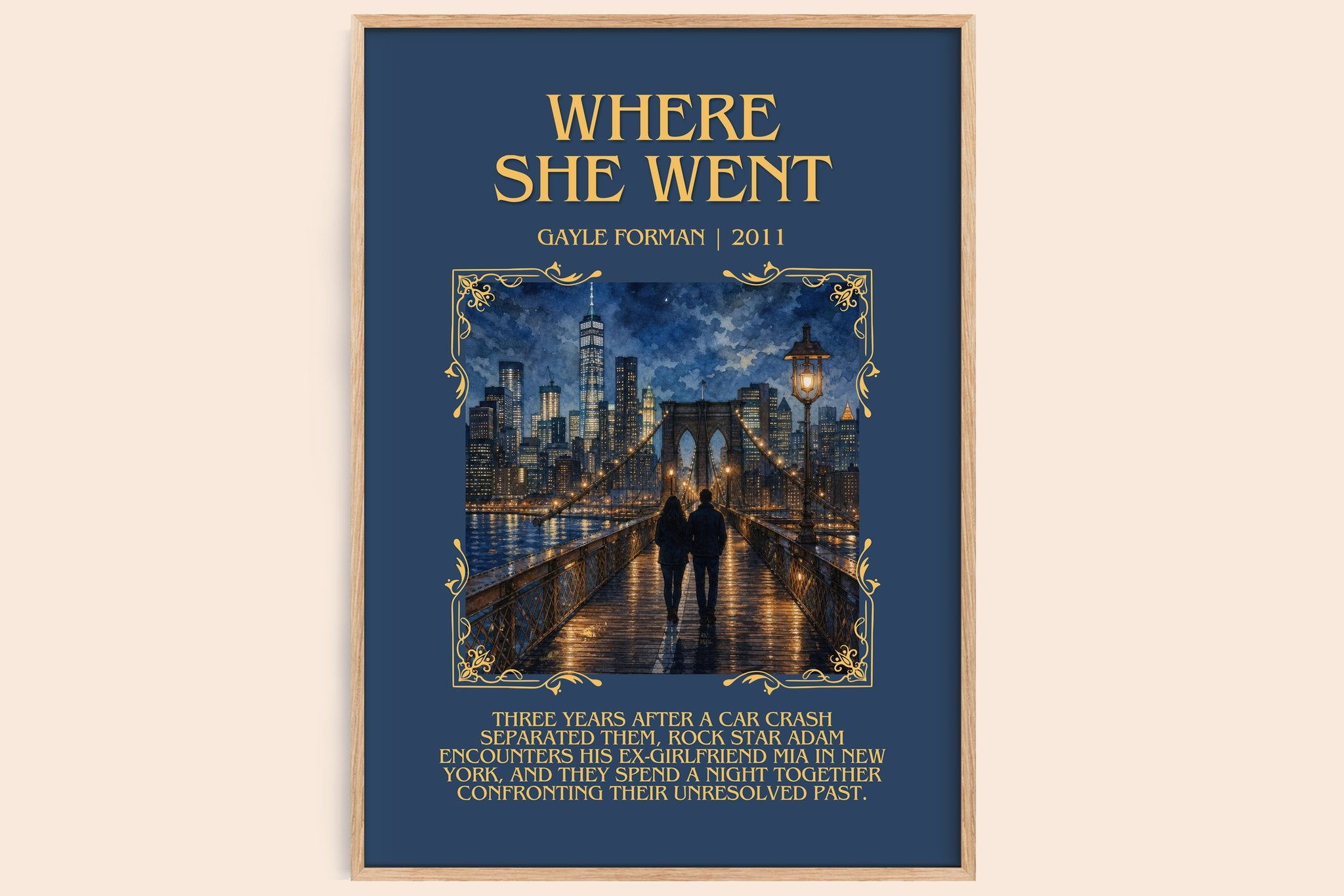 Where She Went Minimalist Book Poster by Gayle Forman