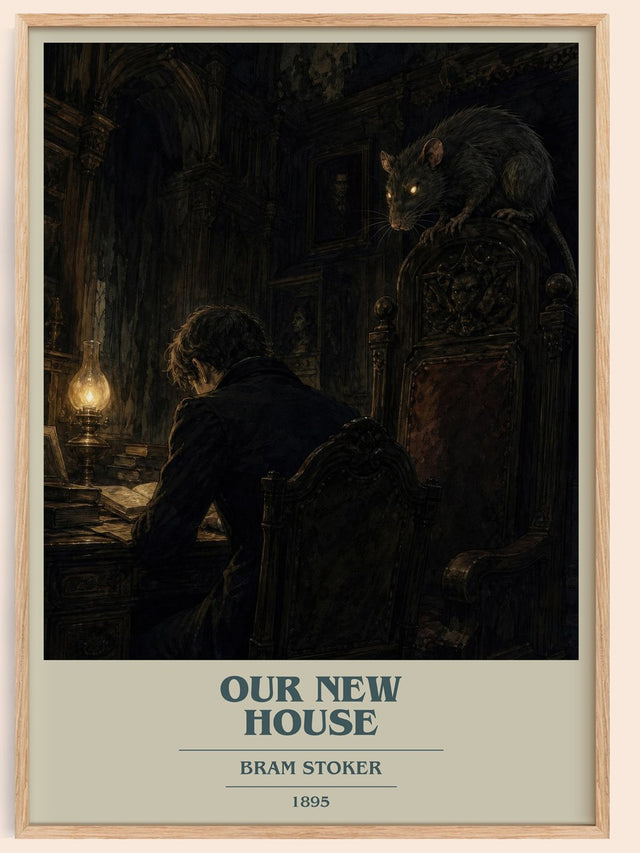 Our New House Book Cover Poster by Bram Stoker