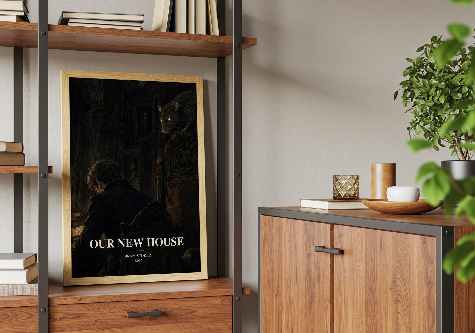Our New House book watercolour illustration paper finish options – matte satin gloss