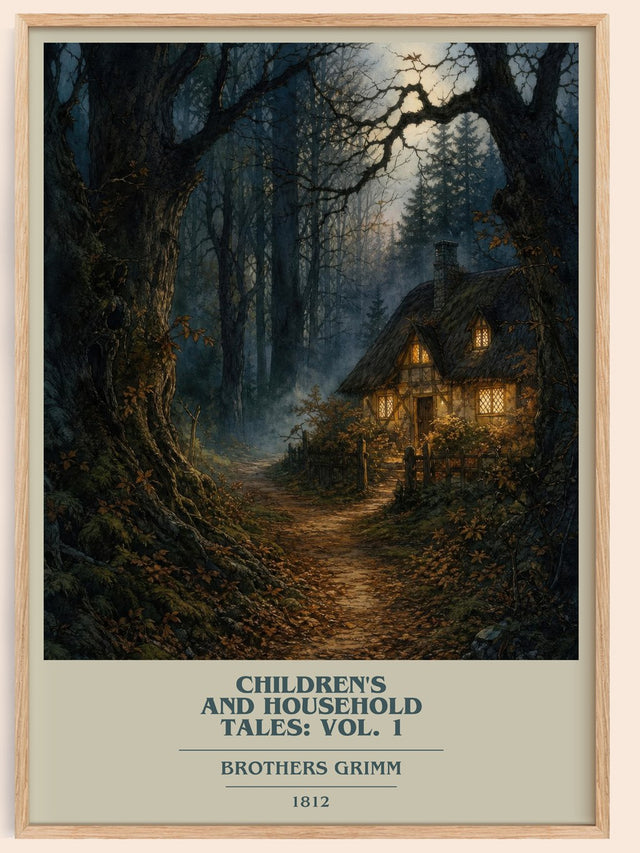 Children'S And Household Tales: Vol. 1 Book Cover Poster by B. Grimm