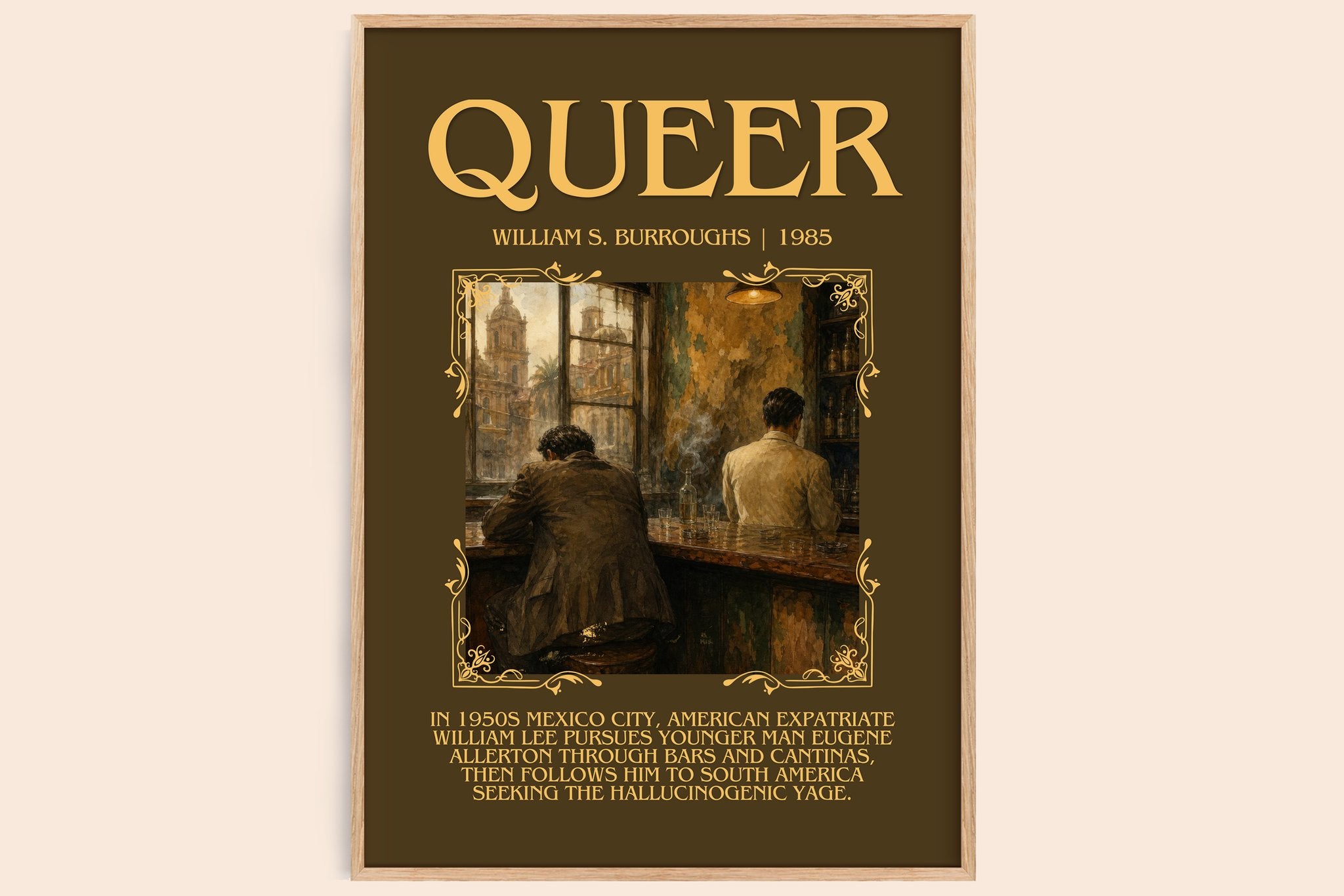 Queer Minimalist Book Poster by William S. Burroughs