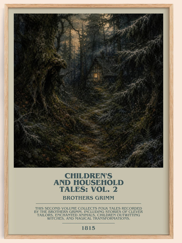 Children'S And Household Tales: Vol. 2 Bookish Wall Art by B. Grimm