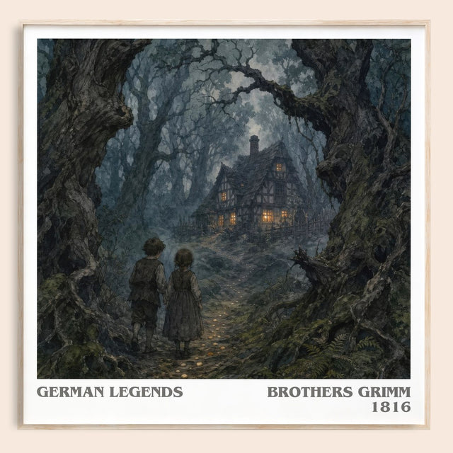 German Legends Literary Art Print by Brothers Grimm