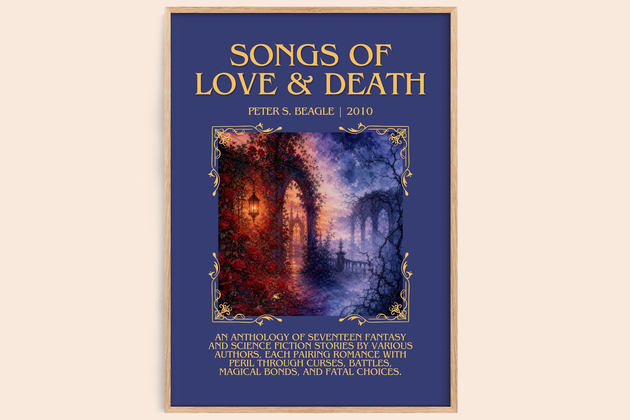 Songs of love & death Minimalist Book Poster by Peter S. Beagle