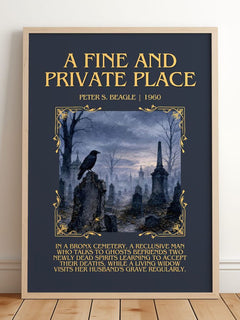 A Fine and Private Place Minimalist Book Poster by Peter S. Beagle – image 2