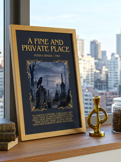 A Fine and Private Place Minimalist Book Poster by Peter S. Beagle – image 3