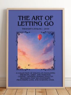 The Art of Letting Go Minimalist Book Poster by Thought Catalog – image 2