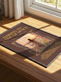 Daring To Take Up Space Minimalist Book Poster by Thought Catalog – image 4