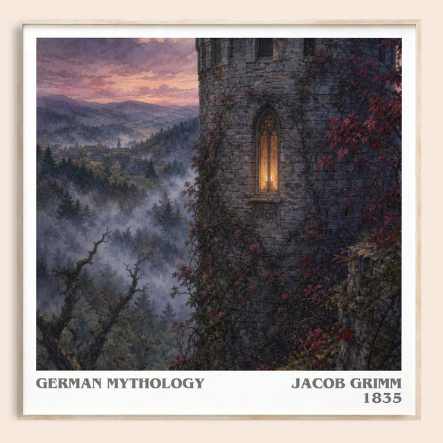German Mythology Literary Art Print by Jacob Grimm