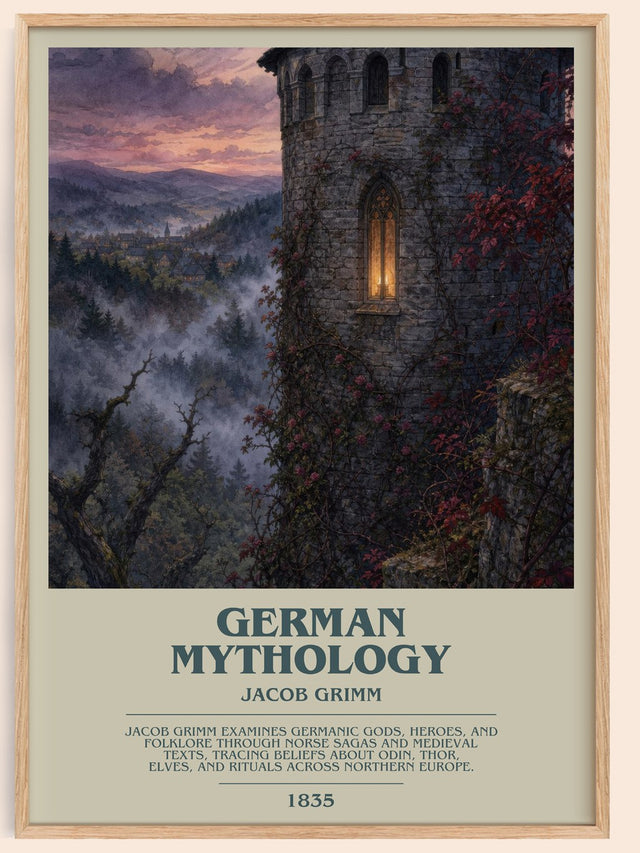 German Mythology Bookish Wall Art by Jacob Grimm