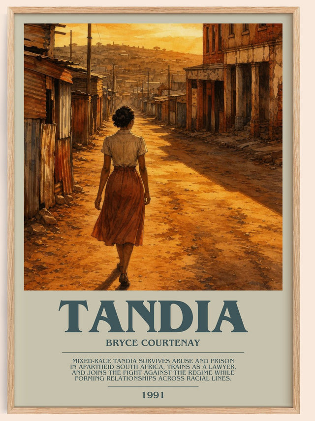 Tandia Bookish Wall Art by Bryce Courtenay