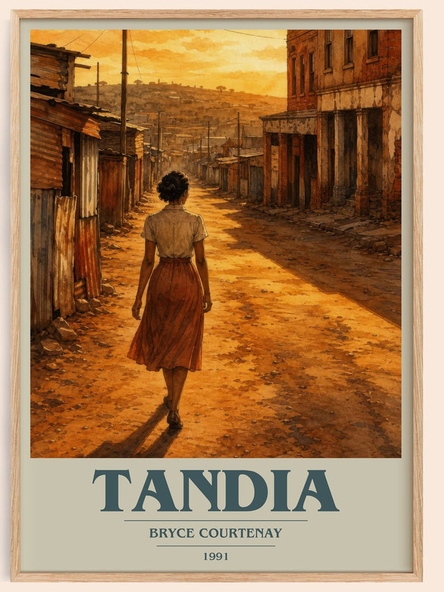 Tandia Book Cover Poster by Bryce Courtenay