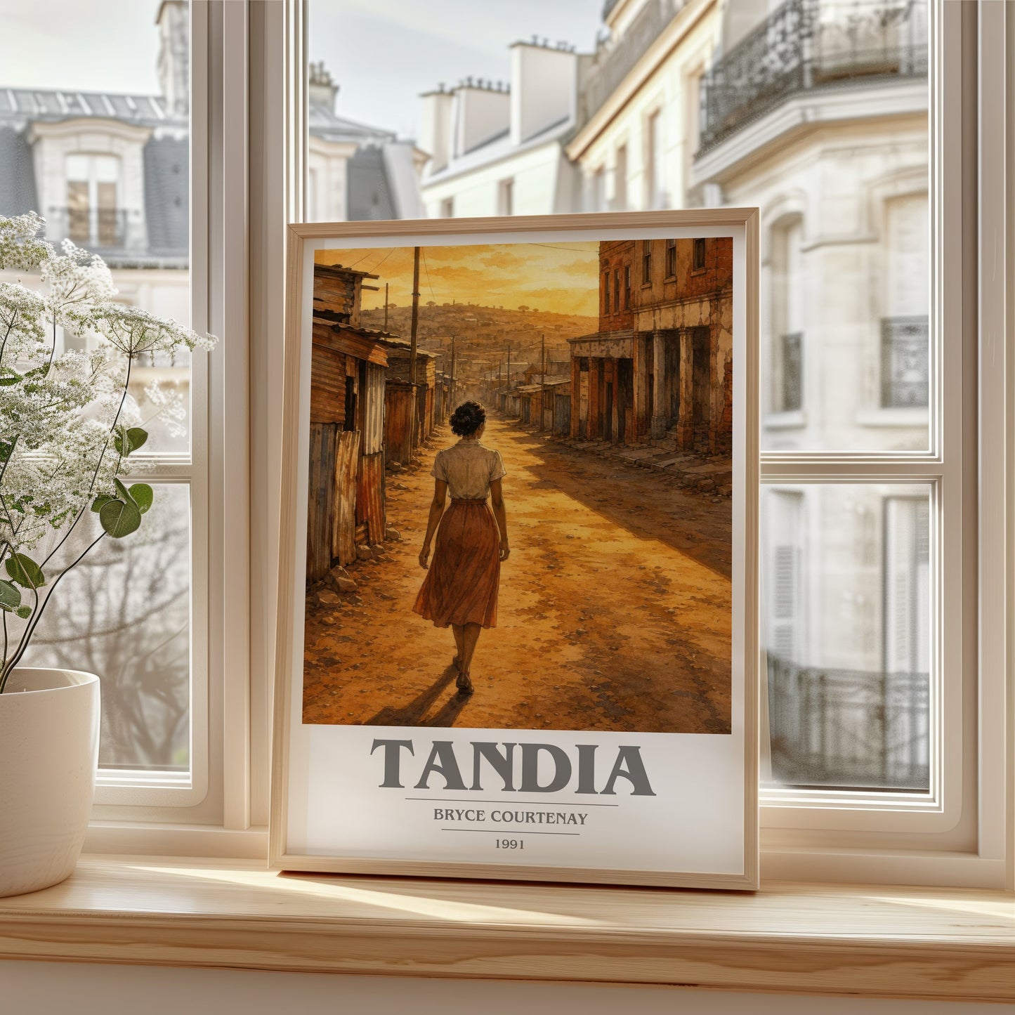 Tandia book cover poster colour and style options – Bryce Courtenay book art