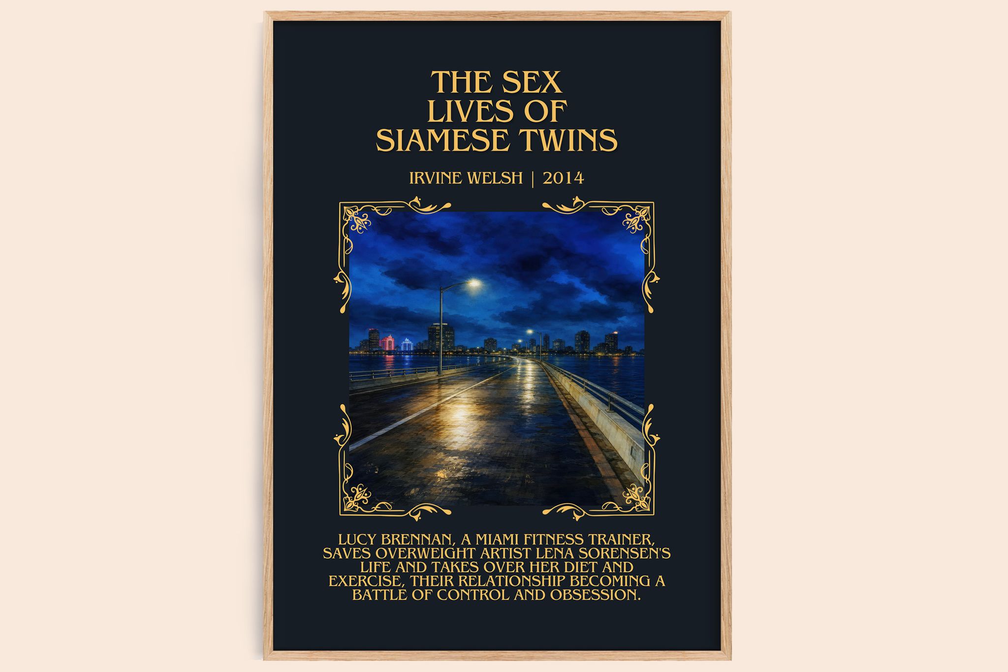 The Sex Lives Of Siamese Twins Minimalist Book Poster by Irvine Welsh