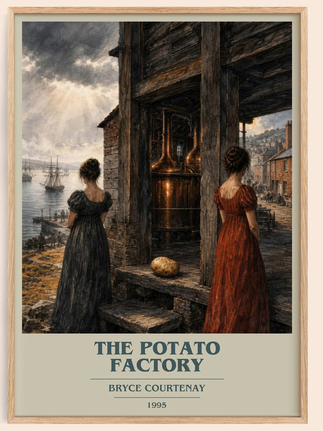 The Potato Factory Book Cover Poster by Bryce Courtenay