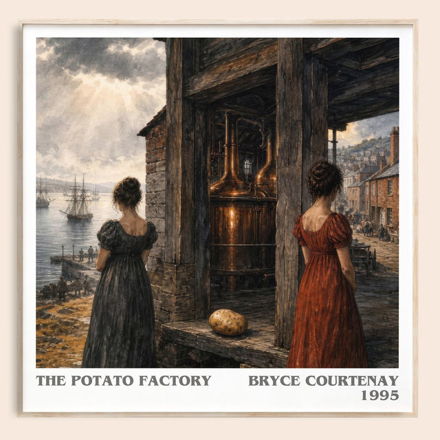 The Potato Factory Literary Art Print by Bryce Courtenay