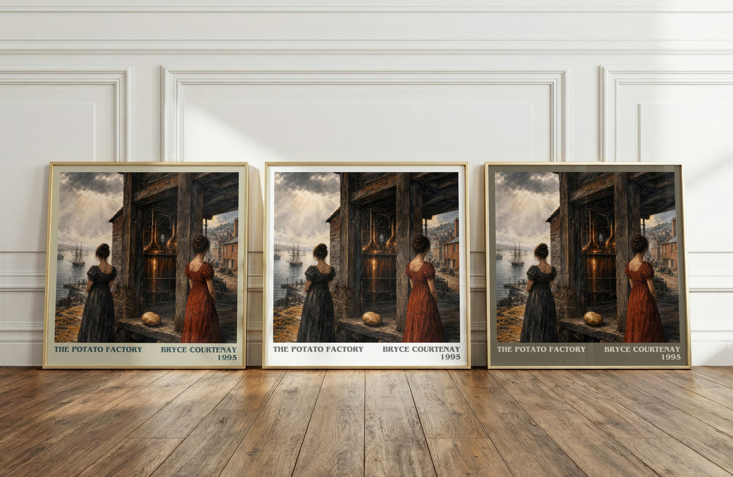 The Potato Factory literary art print colour and style options – Bryce Courtenay book art