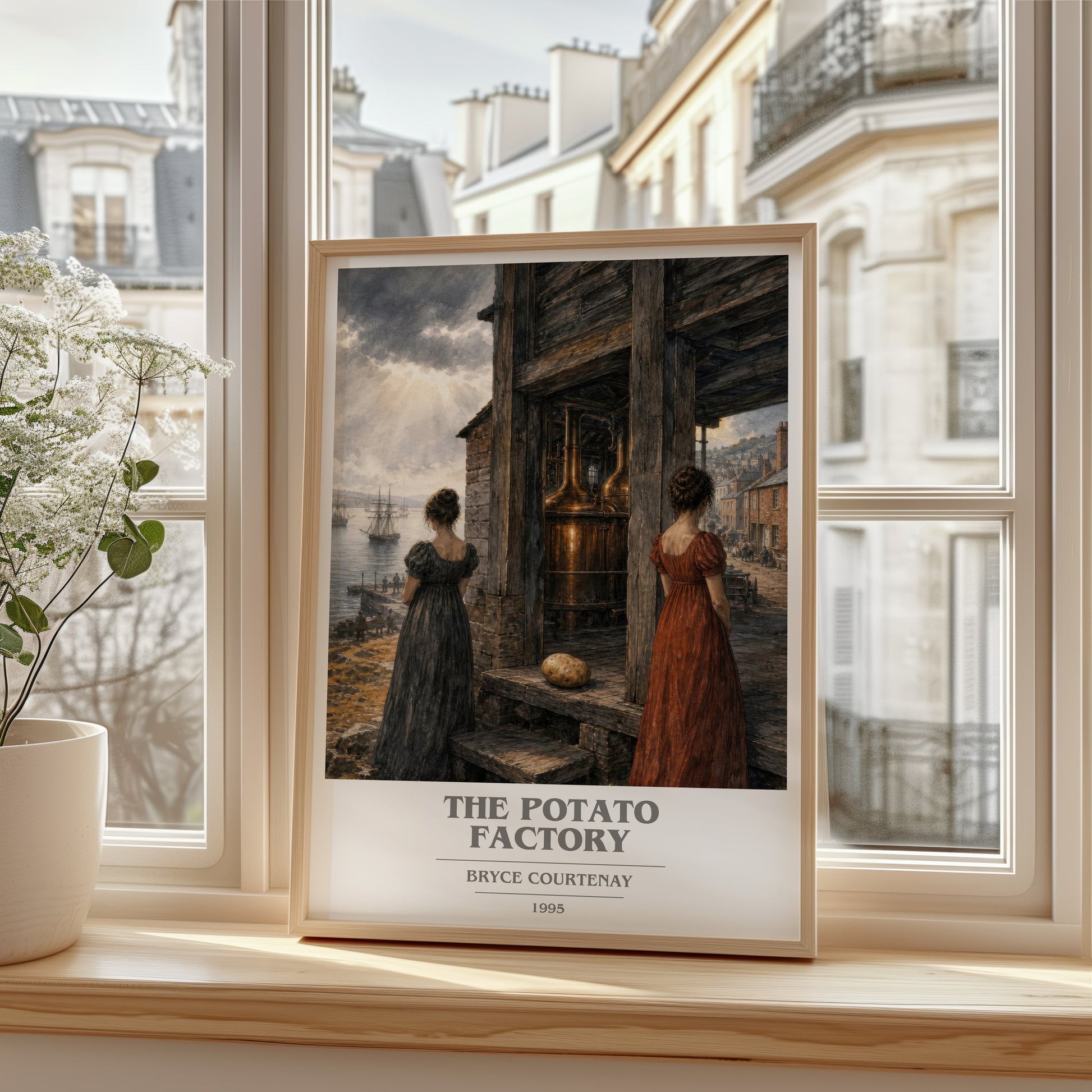The Potato Factory book cover poster colour and style options – Bryce Courtenay book art