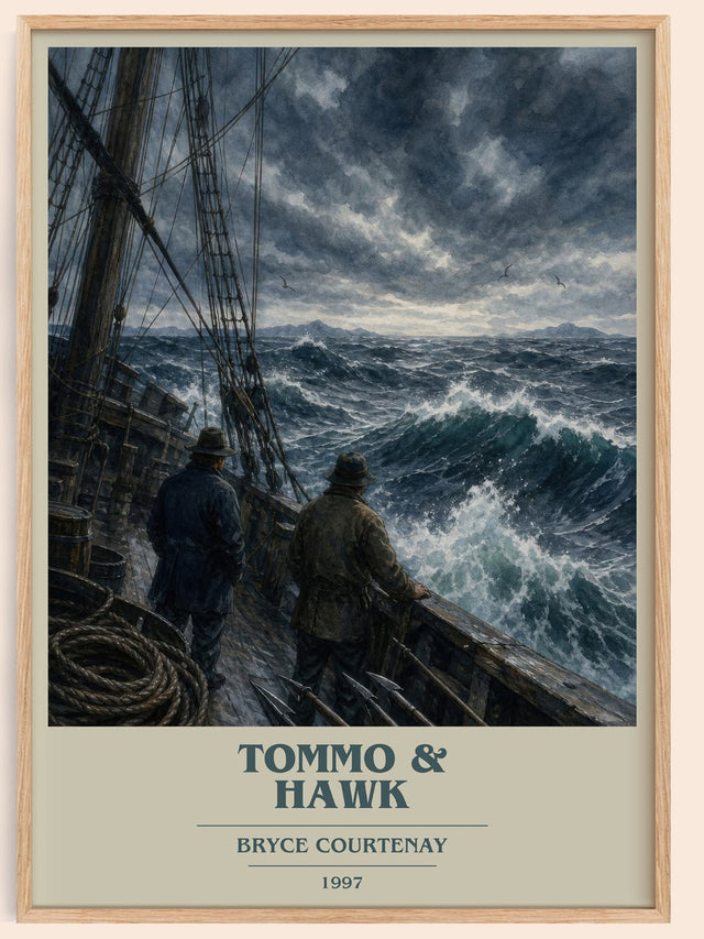 Tommo & Hawk Book Cover Poster by Bryce Courtenay