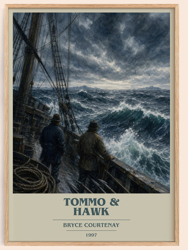 Tommo & Hawk Book Cover Poster by Bryce Courtenay