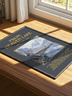 From Heaven Lake Minimalist Book Poster by Vikram Seth – image 4